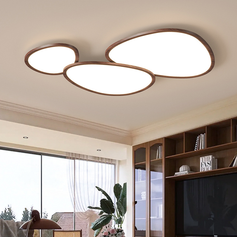 lámpara de techo del dormitorio de estilo antiguo nuevo estilo simple estudio nuevo estilo chino retro ultra delgado protección de ojos dormitorio principal lámpara de sala de estar