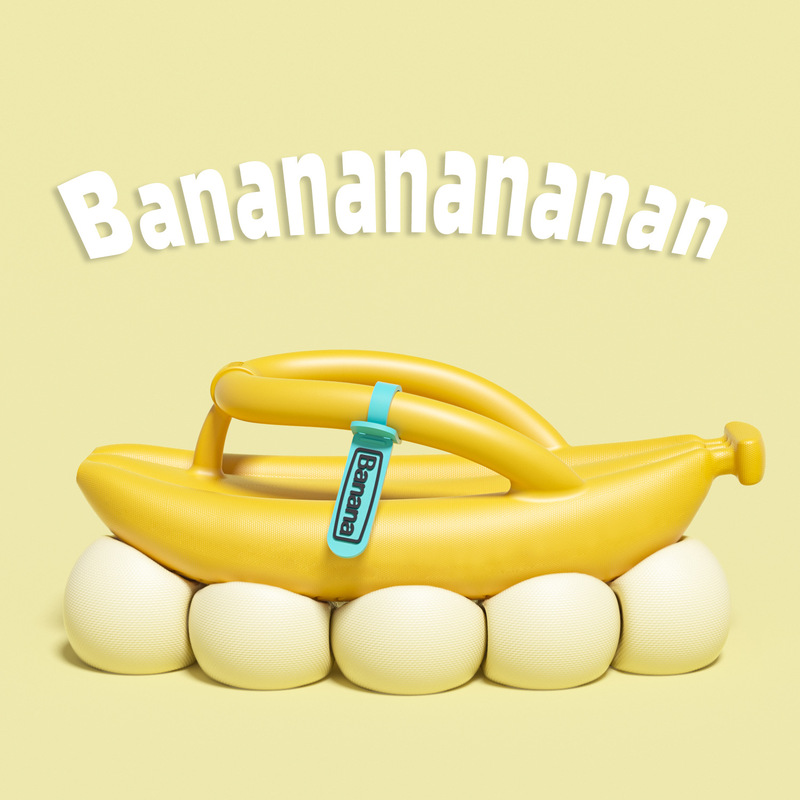 Funny Banana Slippers Women's Summer Home Indoor Bath Bathroom Non-slip Slippers Couple's Flip-flops Men's Outer Wear Funny Banana Slippers Women's Summer Home Indoor Bath Bathroom Non-slip Slippers Couple's Flip-flops Men's Outer Wear