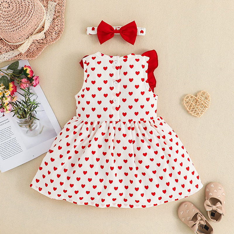 Cute Printing Polyester Girls Dresses display picture 2