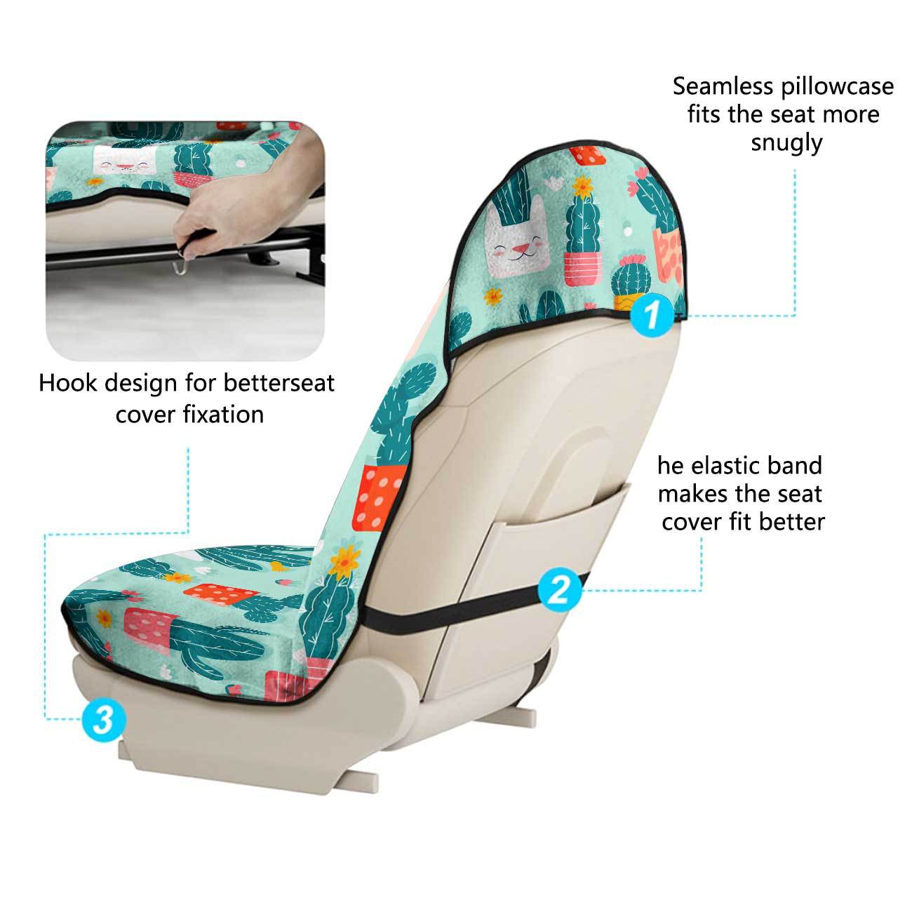 Car seat towel cover front seat protector suitable for gym and exercise, universal for all seasons, car use 96