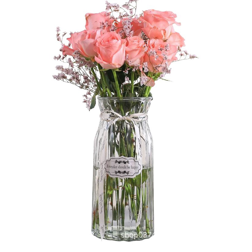 Европейская креативная Вертикальная стеклянная ваза прозрачная гидропонная Ваза Цветочная композиция гостиная украшение дома ваза оптом