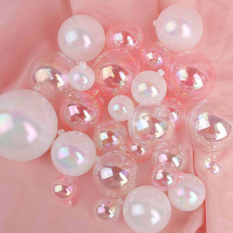 10個裝蛋糕裝飾金色系圓球插件許願球亮片鏡面球金球父親節裝扮