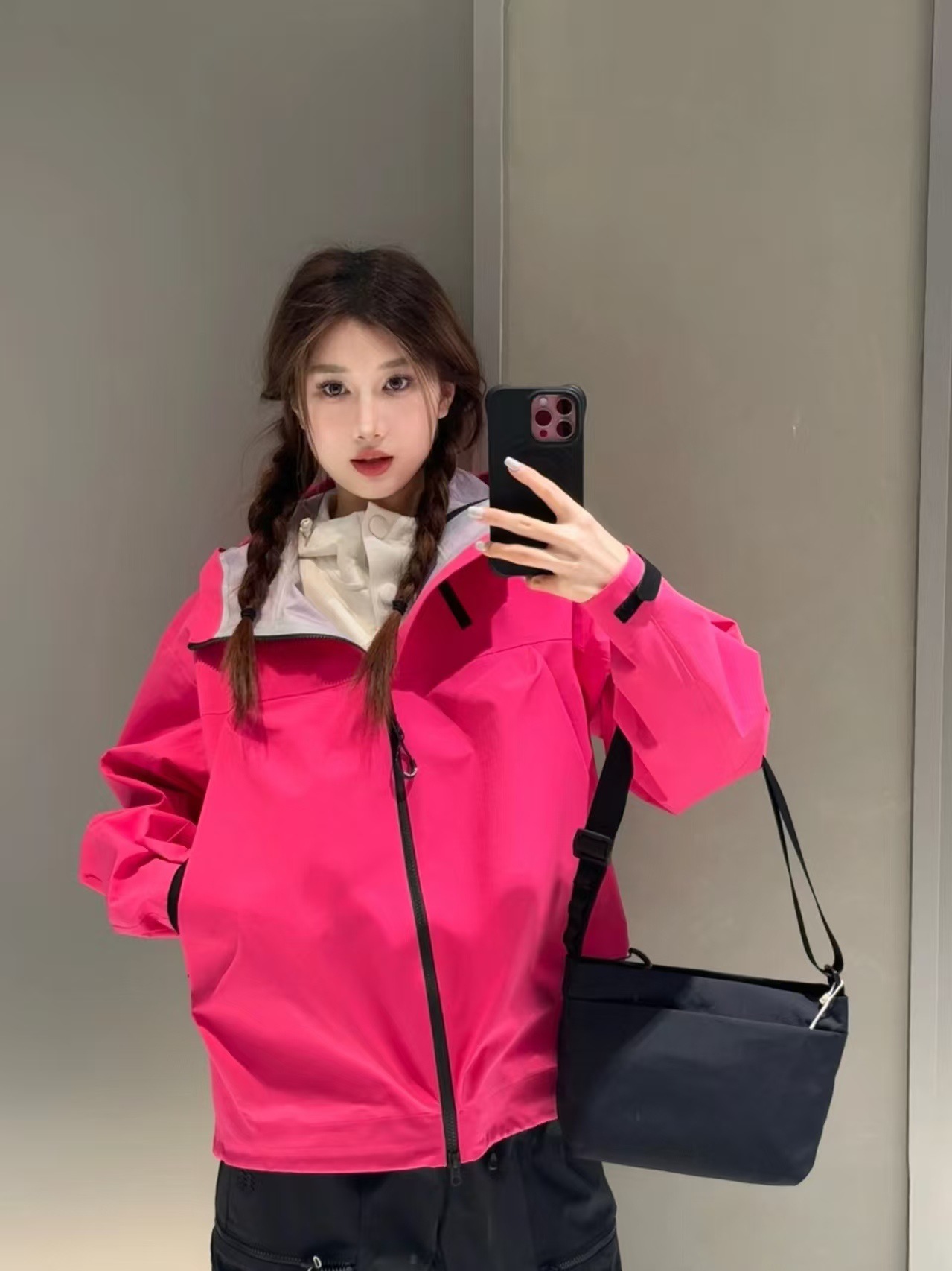 Nuevo clon dos árboles al aire libre montaña montar a prueba de viento impermeable tres abrigo de tela de montaña ropa de montaña