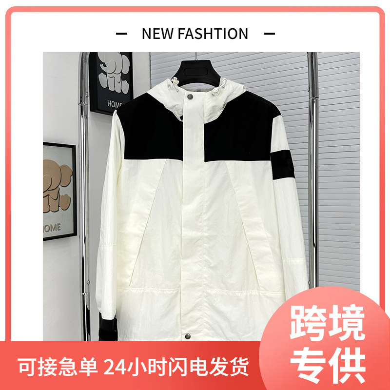 European and American~Outdoor 1990S North Face Jacket Tnf Men's and Women's Lightweight Sports Windproof Breathable Jacket