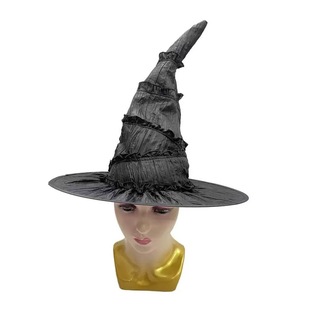 Halloween Hat Cross-Border Lolita New Pleated Witch Hat Cos Witch Hat Holiday Party Masquerade