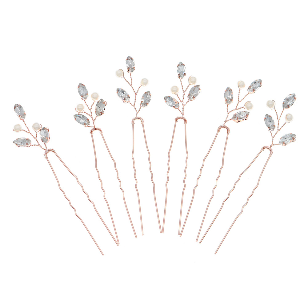 Amazon antiguos accesorios para el cabello simple rhinestone pin boda nupcial updo tocado hecho a mano perla horquilla en forma de U