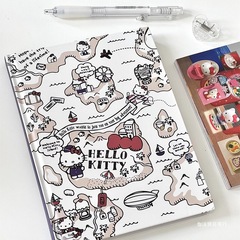 かわいいハローkittya5ハードシェルノート厚いフルカラー内ページ手帳kt猫学生用メモ帳