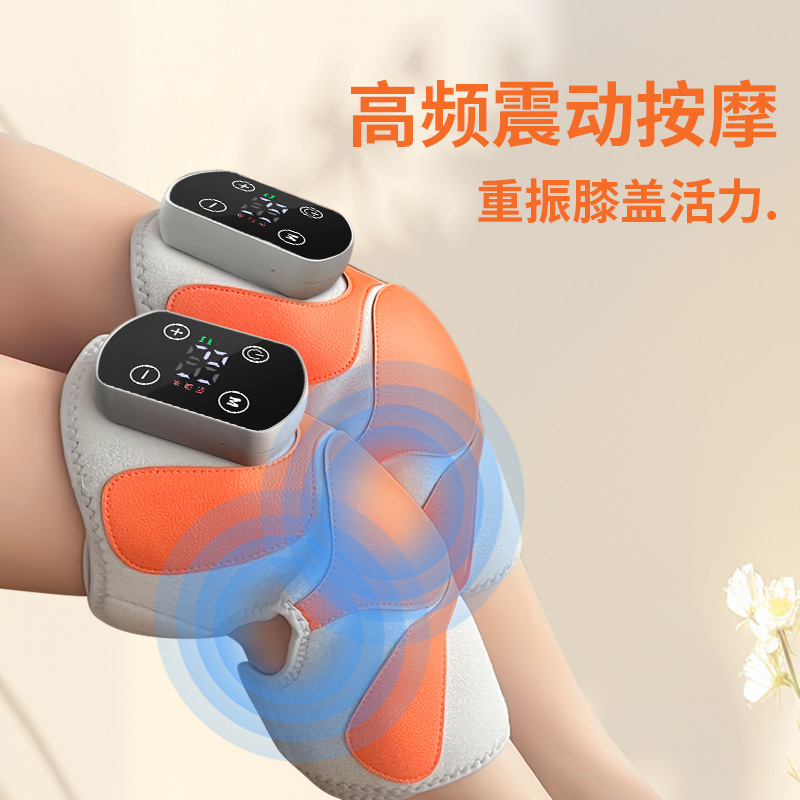 Calentamiento eléctrico luz roja calentamiento rodilla masajeador calentamiento calentamiento para mujeres fisioterapia articulaciones vibración rodilla compresas calientes artefacto mágico
