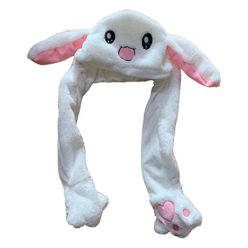 Una variedad de sombreros de vibrato, sombreros de airbag, sombreros de orejas de conejo, pellizcar las orejas se moverá, sombreros luminosos de colores transfronterizos