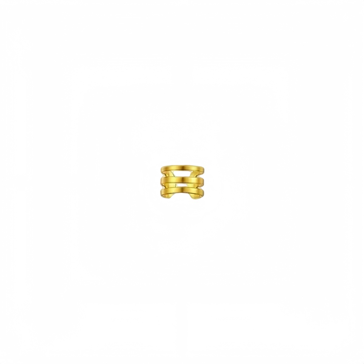 Pequeño oro de tres líneas 6*9 mm44 #