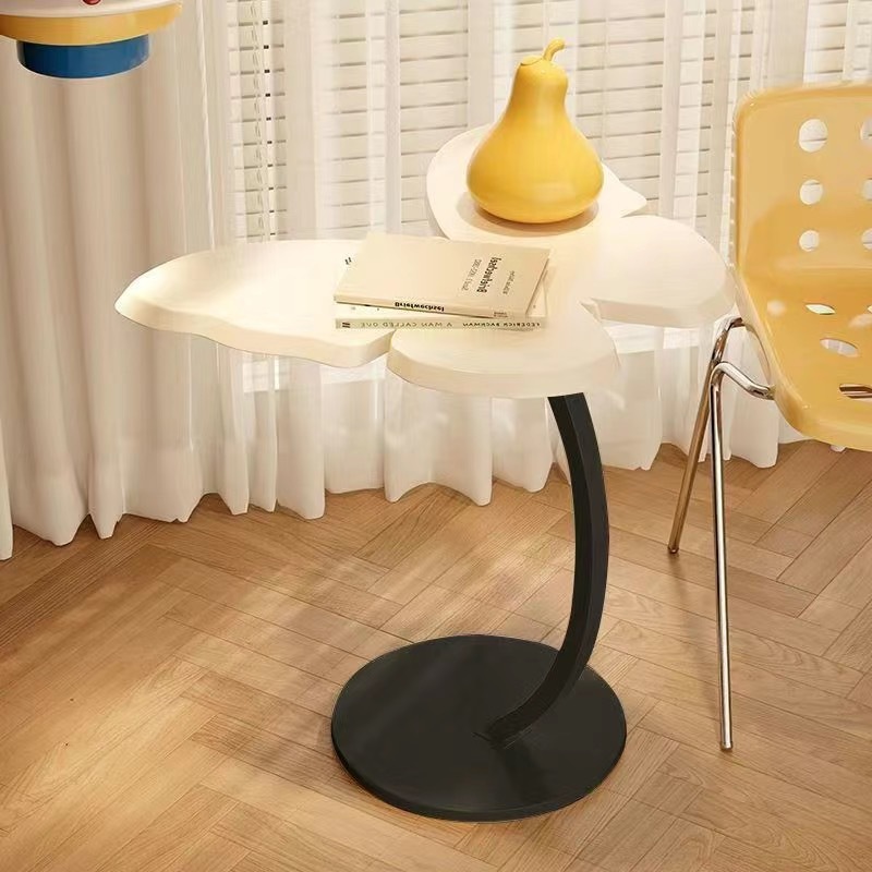 Fábrica directa de fábrica directa pequeña sala de estar de vidrio temperado mesa de té redonda combinación de mesa de té de lujo ligera