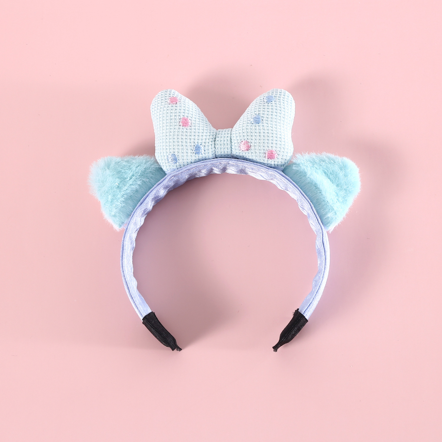 Mascotas de dibujos animados arcos de peluche orejas gatos tocadillos Malzies perros gatos lindos princesas onduladas bandas de pelo