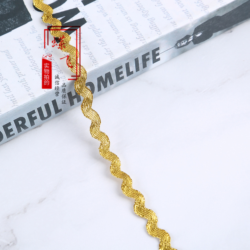 DIY hecho a mano 3MM-8MM oro y plata onda S cinturón de marinero/cinturón de carretera de montaña/encaje de correas en stock