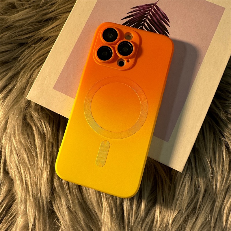 iPhone Applicable Brands Business Retro Gradient Color Silica Gel   Phone Cases