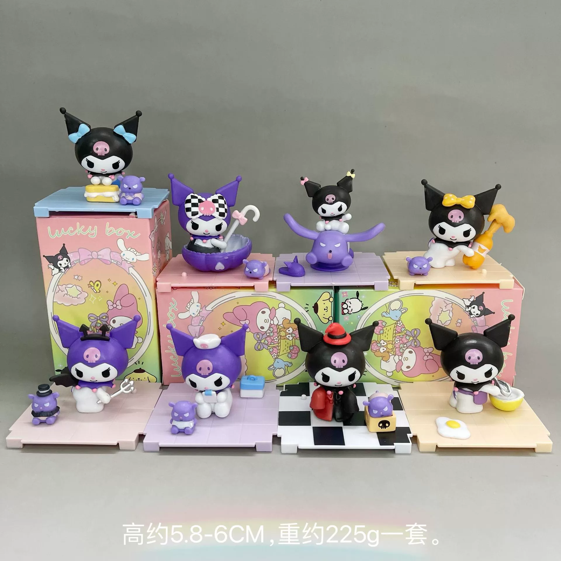 Слепая коробка Sanrio, детская лошадь троянская, Melody фигура, игрушка-карманный аппарат, игрушки и claw machine украшения вокруг kulomi