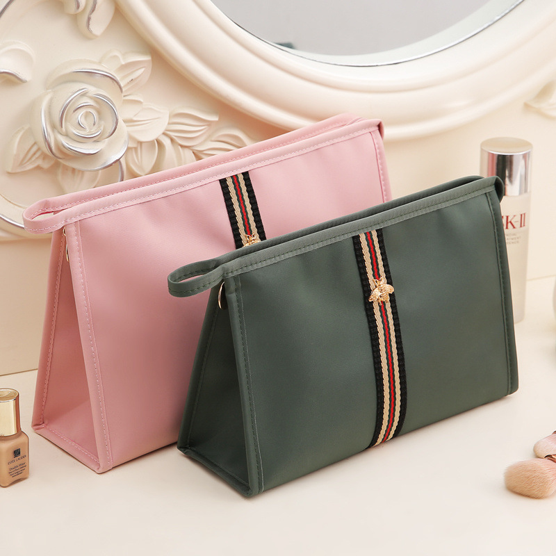 Cosmetic Bag Women's Portable Travel Large-Capacity Waterproof Toiletry Bag Carry-On Ins Style Super Popular Simple Fashion Cosmetic Bag