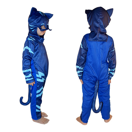 Pajama Masked Children's Little Hero Performance Costumes Catboy and Gekko Kindergarten Performance Children's Clothes