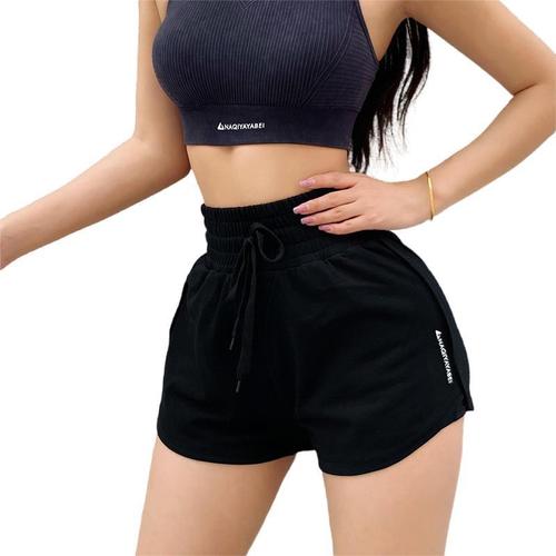 Sports shorts for women, loose, casual, versatile, summer quick-drying running fitness pants, anti-exposure, high-waisted dance yoga pants