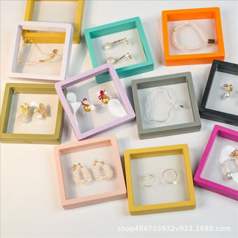 Transparent Pe Suspension Box Small Commodity Gift Box Jewelry Storage Packaging Box Bracelet Necklace Spot Promotion