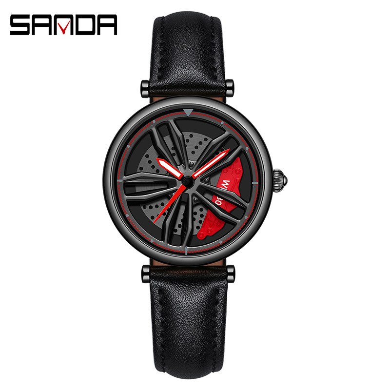 1074 벨트 블랙 레드