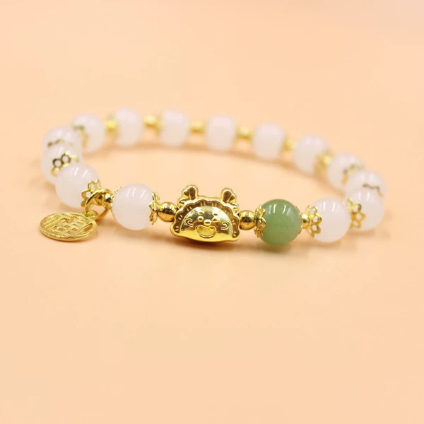 Dragon dumpling bracelet [White]#SZ488