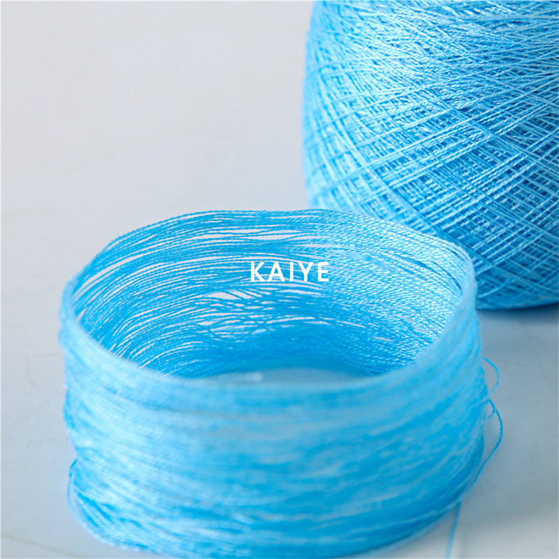 60支双天丝羔羊绒羊毛混纺花式手混线手作毛线特种纱线小团批发