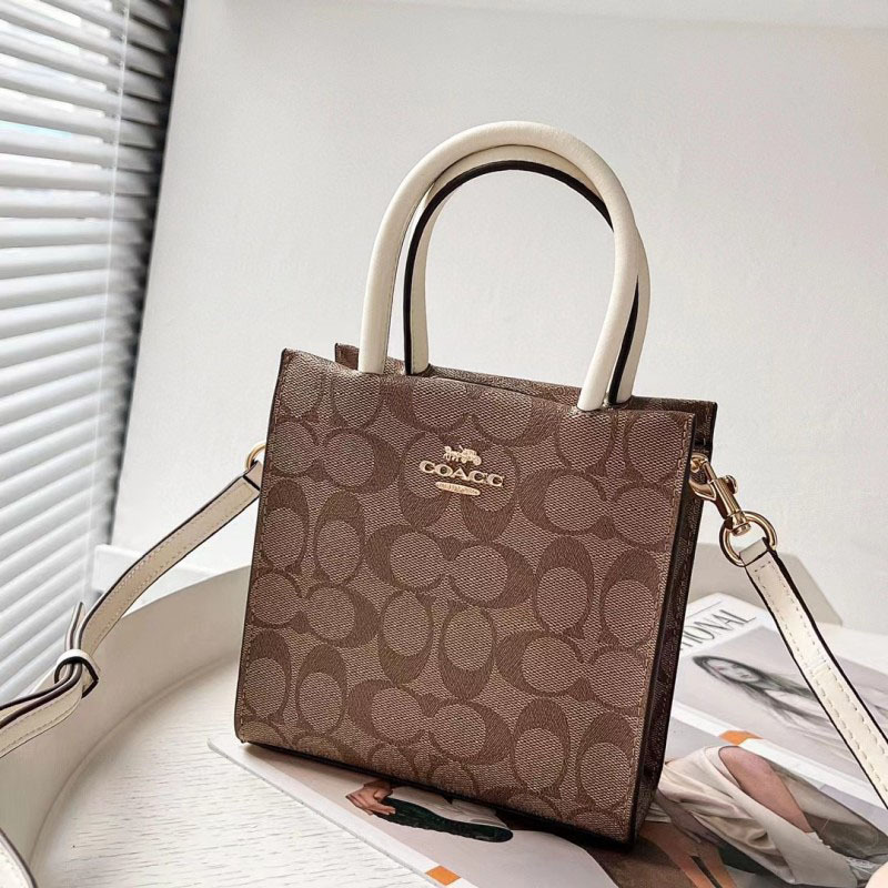 Outlet's New Cally Music Bag Classic Presbyopic Shoulder Crossbody Bag European and American Retro Magnetic Buckle Handheld Tote Bag