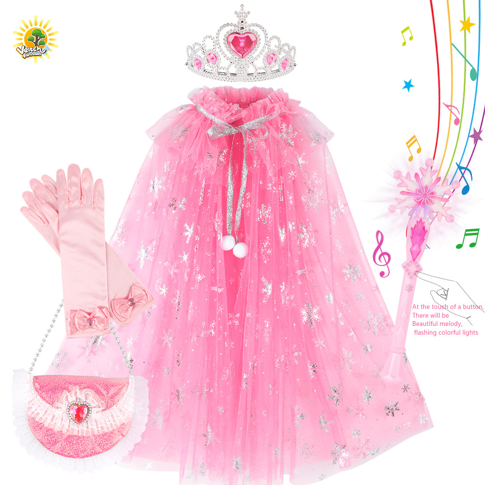 Vichi Fairy Tale Wholesale: Fairy Wand, Princess Cape, Girls' Birthday Gift Jewelry Set &ndash; Perfect for Chinese New Year & Christmas Toys