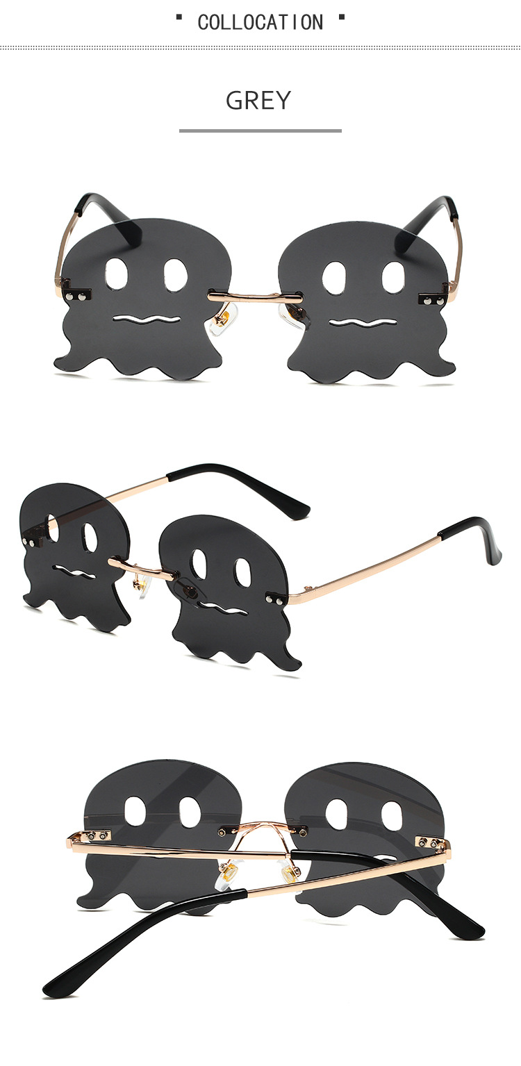 Men's Sunglasses New Octopus Funny Cartoon Metal Sunglasses Party Dance Men And Women Sunglasses_voghion.com