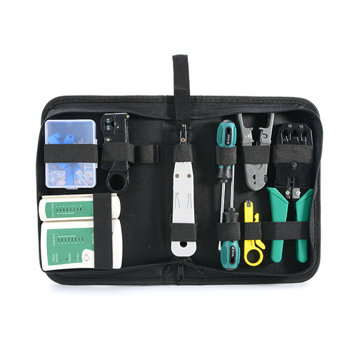 Ajiman cross-border hardware tools wholesale network cable clamp combination network tool kit household hand tool set