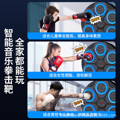 Smart Music Boxing Machine for Home, Adults and Children, Reaction Electronic Target, Adjustable Height Wall Target, Sanda Training Equipment