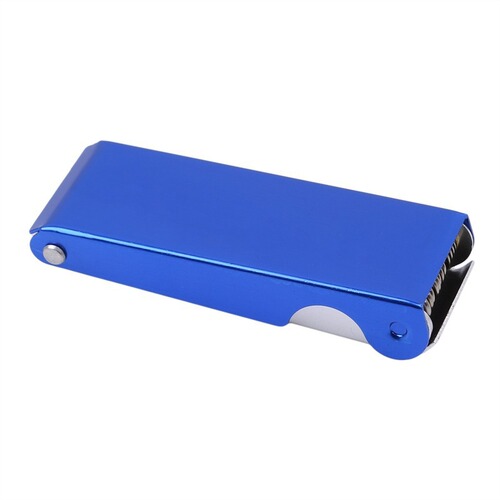 Blue and silver guitar, bridge saddle groove sanding file torch flame cutter mouth foreign trade aluminum box needle