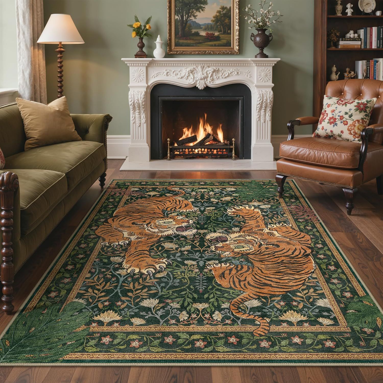 ethnic wear-resistant carpet for home use for living room