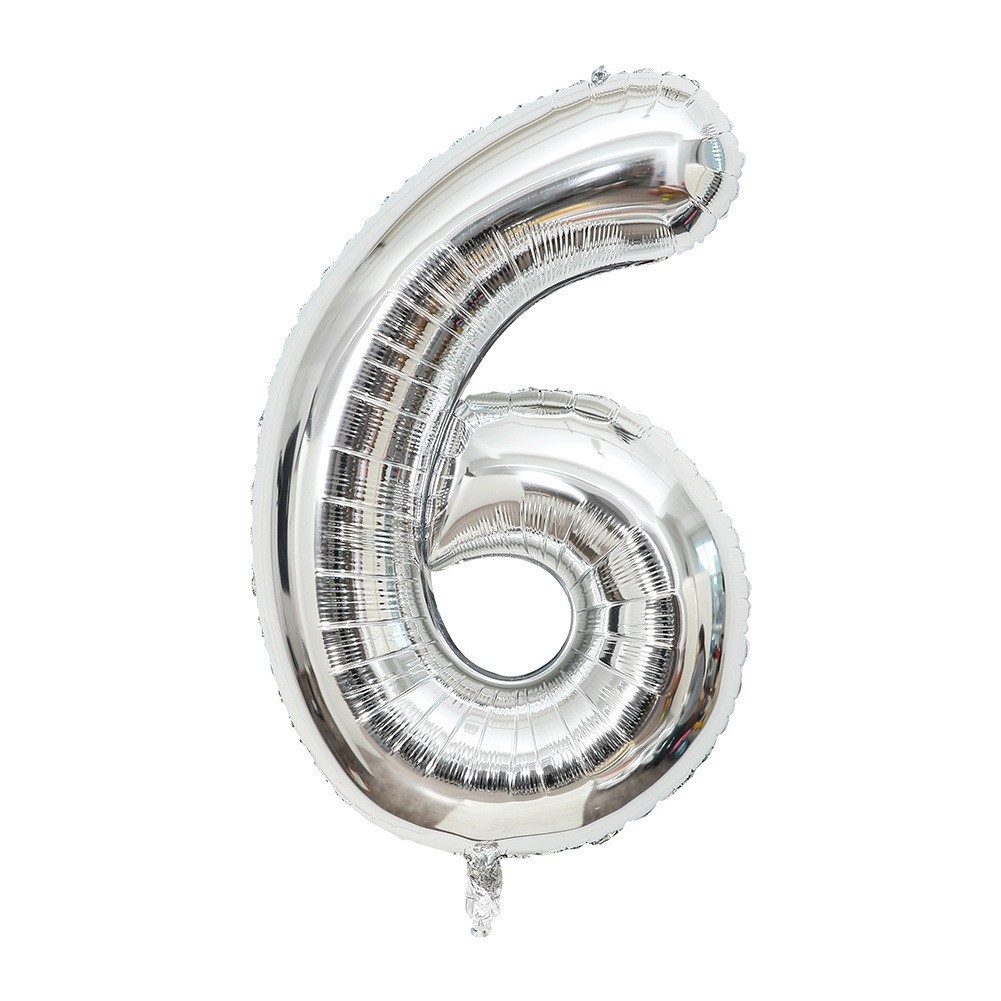 Globo de aluminio digital de 40 pulgadas, globo de aluminio con números grandes, versión delgada de 90 cm, varios colores de globos con números