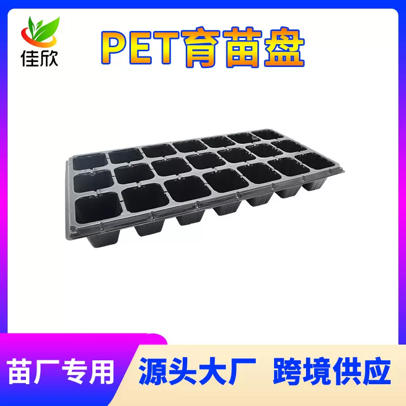一次性塑料蔬菜瓜果多肉秧苗盘育秧盘厂家直销批发PET育苗盘穴盘