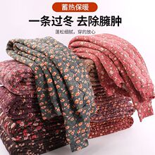 外贸定制冬季中老年棉裤女三层加厚高腰显瘦修身老太太防寒花棉裤