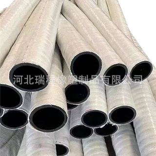 定制异型石棉胶管电厂钢厂循环水热渣处理耐高温防火阻燃夹布高压