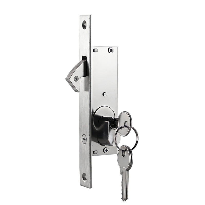 Cerradura de Gancho para Puerta de Vidrio con Marco Aleación de Aluminio Mecánica de Seguridad image 5