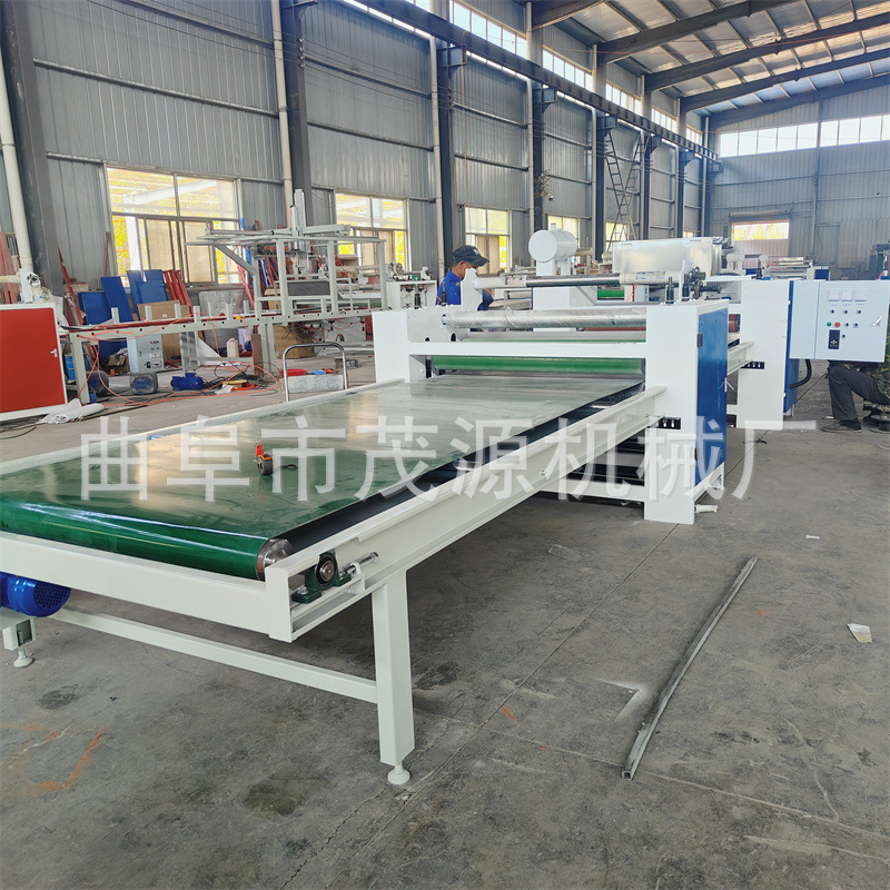 KT板皮革涂胶贴面机 EVA热熔胶涂胶贴面机 影视墙板贴膜机