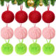 Christmas Plush Ball 6 7 8cm Grinch Green Elf DIY Hair Ball Handicraft Halloween Party Export New Product