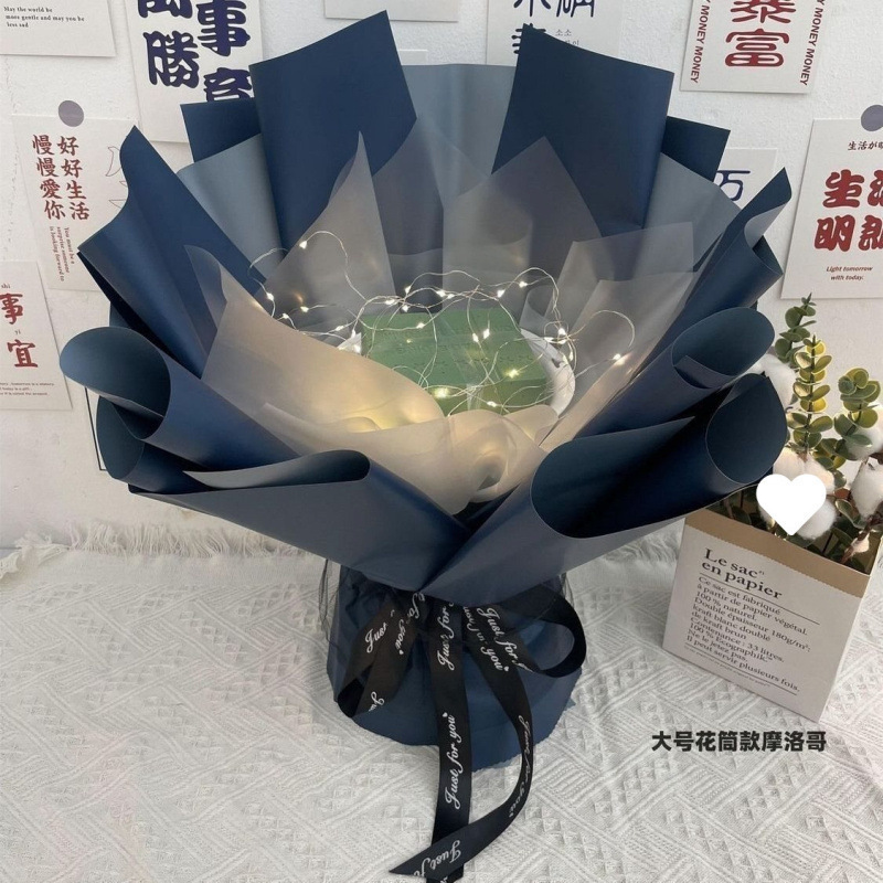 無料の半完成花束、誕生日のクリエイティブな花、スナック、ベビーブレス、ペーパータオル、花|undefined