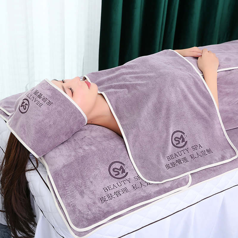 Beauty salon towel bath towel wholesale massage Wellness shop bed towel sheets bath skirt turban big towel factory