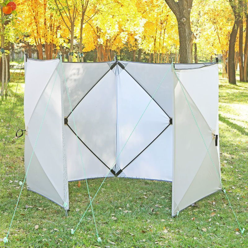 Outdoor open -camp windshield windshield standing screen outdoor screen windshield windshield can fold the shading cloth outdoor windshield