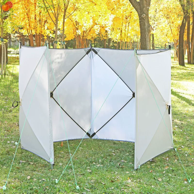 Outdoor open -camp windshield windshield standing screen outdoor screen windshield windshield can fold the shading cloth outdoor windshield