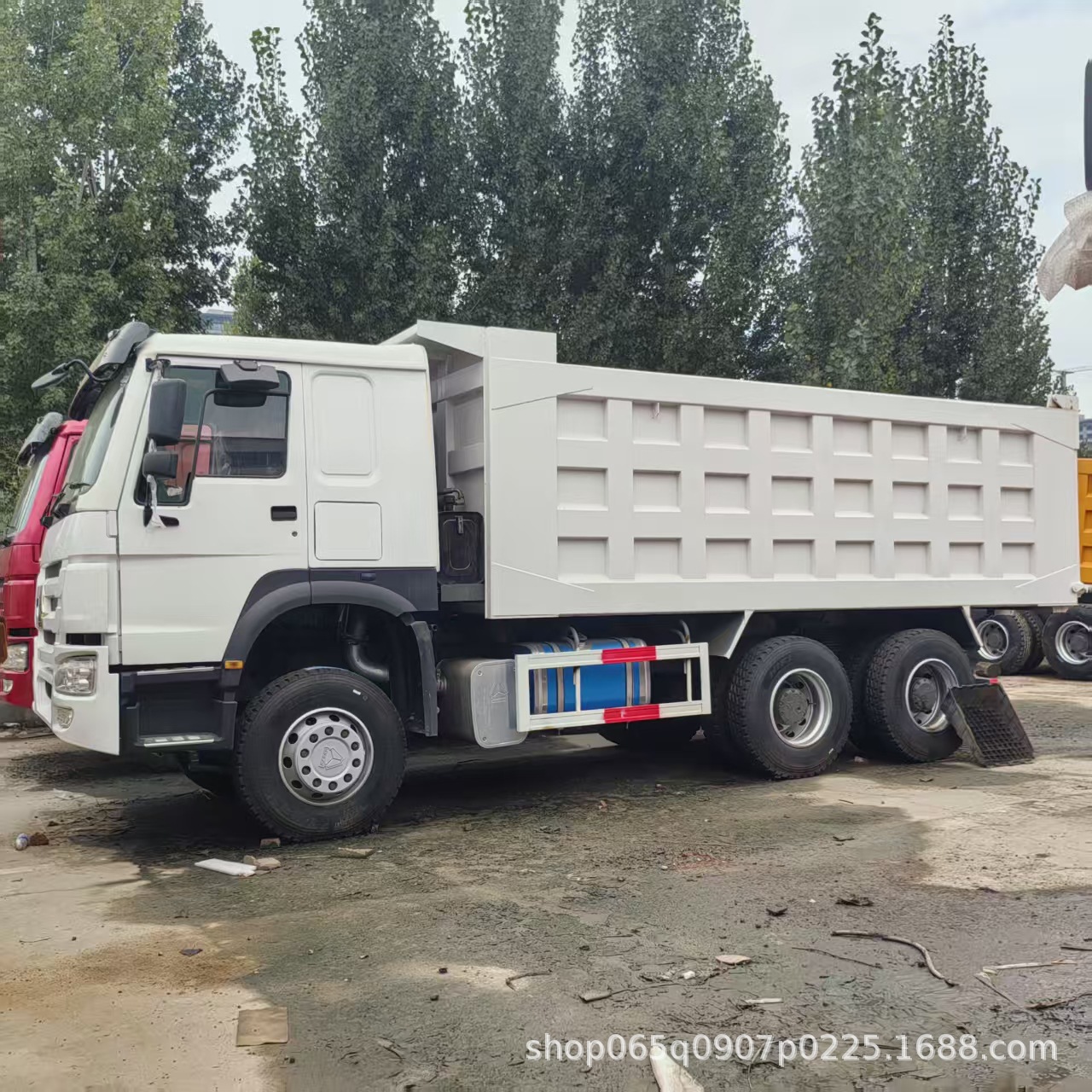 Export Africa Sales Used Howo 6×4 Dump Truck Sinotruk Heavy Duty Tipper Truck 371 Horsepower