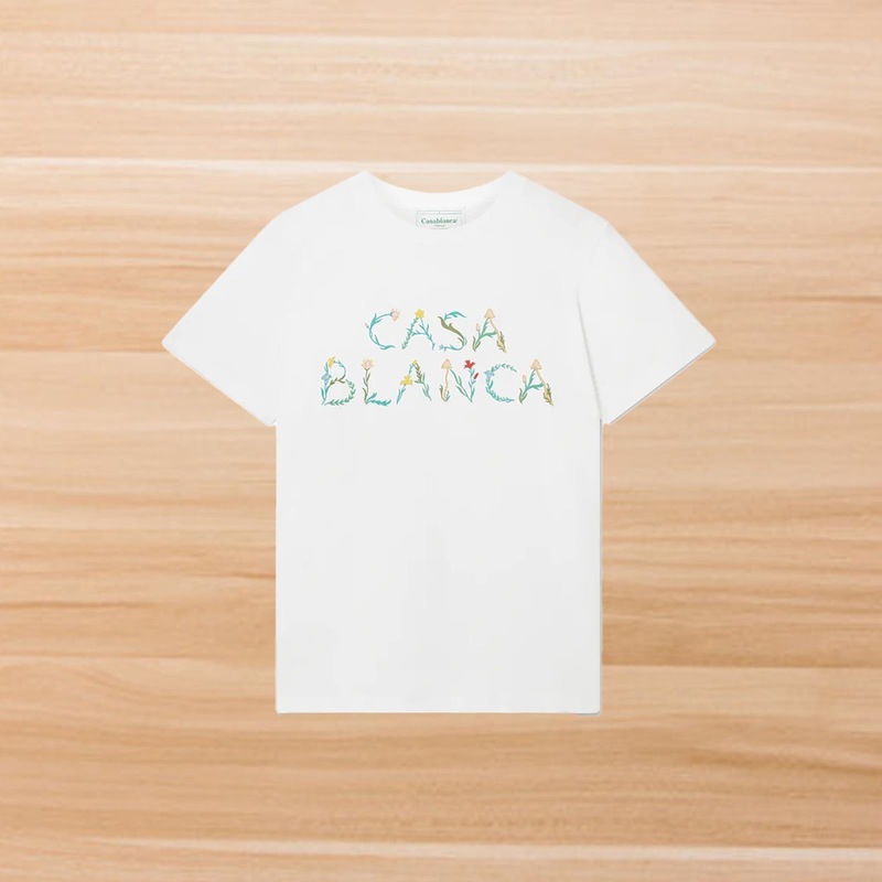 カサブランカ カサブランカ 半袖 ヘビーウェイト 260g アメリカのトレンド ブランド ニッチ ルーズ ハイストリート Tシャツ|undefined