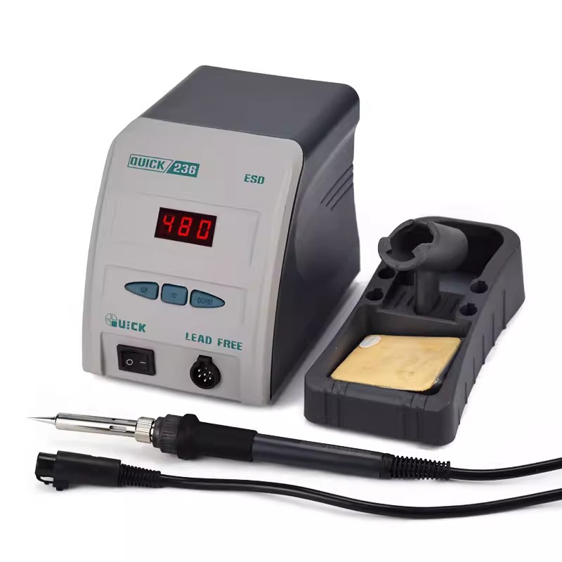 快克电焊台936E/936A/969A家用可调温60W烙铁手机维修焊接工具