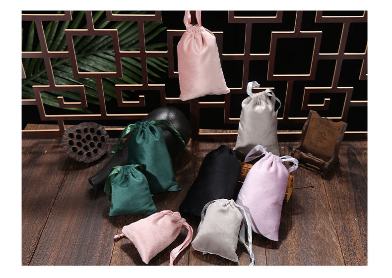 10g Weight Jewelry Packaging Bags Classification 1 Piece Quantity Daily Occasion Fashion Solid Color Flannel Jewelry Packaging Bags