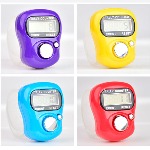 LED night light with time finger counter student electronic timer watch function LED counter