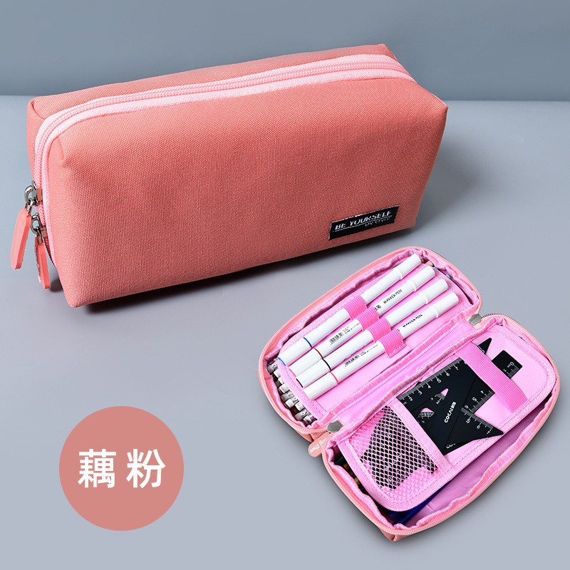 Bolsa de papelería de despacho especial, caja de papelería de estudiantes primarios, caja de lápiz de gran capacidad, descompresión, lindas bolsas de lápiz de dibujos animados para niños